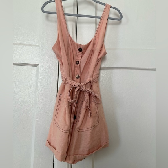 Zara size Large pink shorts romper. - Picture 1 of 3
